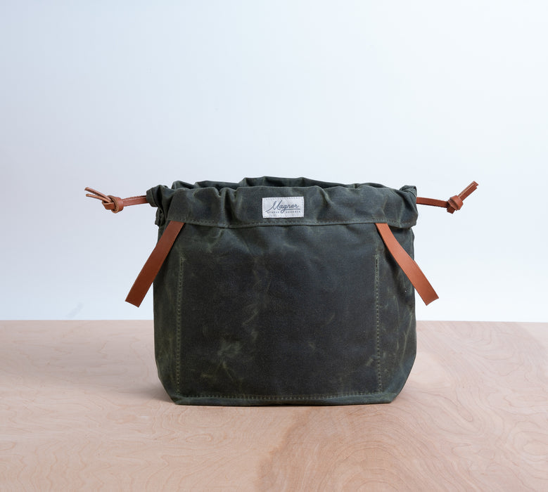 Magner Knitty Gritty Project Bag - Original - Olive Green