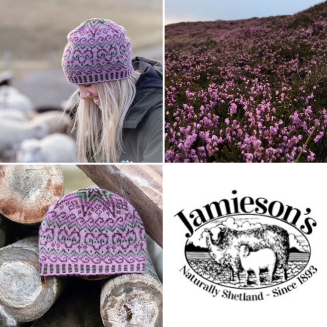 Shetland Wool Week 2024 Islesburgh Toorie Hat Kit - Colourway 1: Size Large