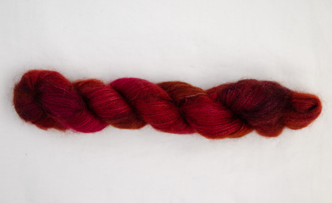Lichen and Lace Marsh Mohair - Beet Root