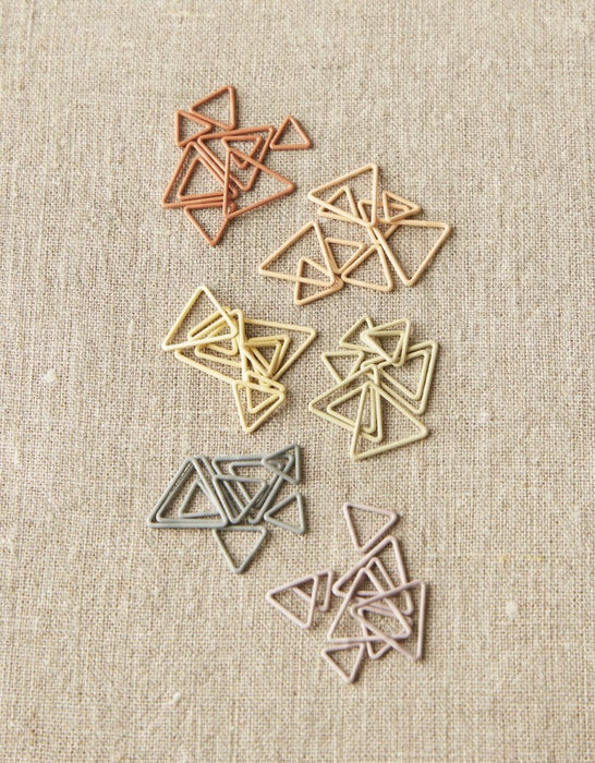 Cocoknits Triangular Stitch Markers Earth Tones